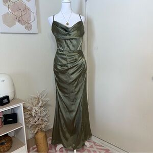 Galina signature corset bridesmaid dress